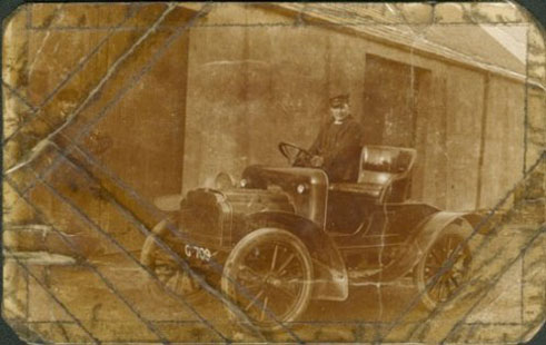 Original Photo of 1910 Car